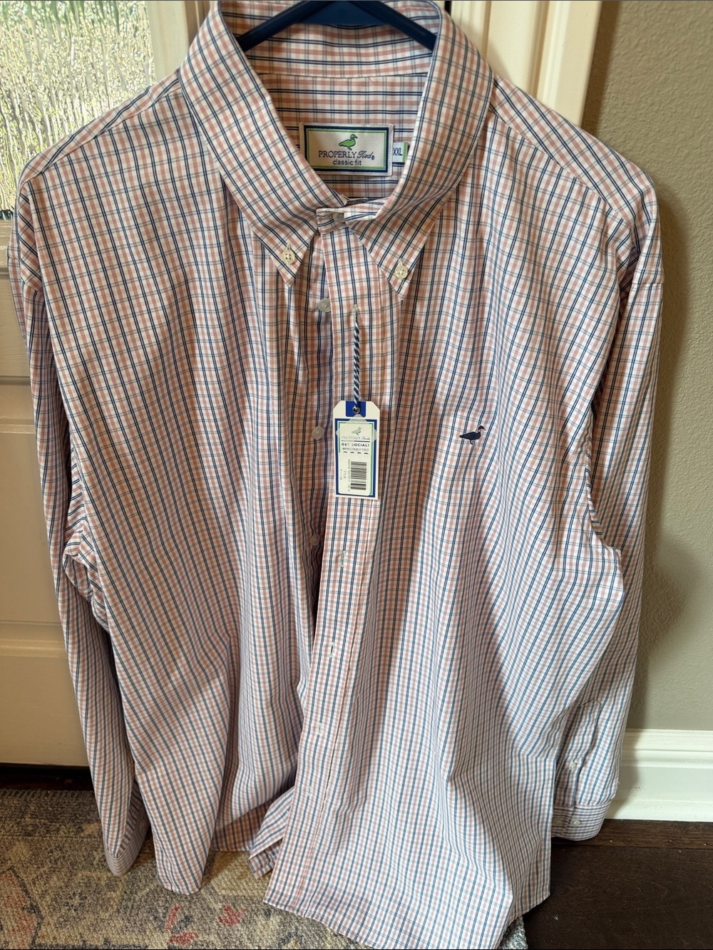 Properly Tied brand Classic Button-Down Plaid Shirt